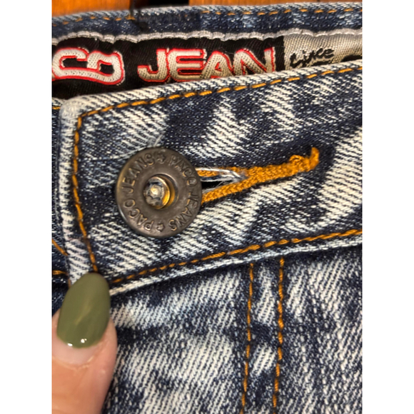 Vintage Paco Denim Jeans Straight Leg Cut Button Zip Fly Acid Wash Men's 40x32 - Picture 6 of 13